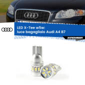 0 Luce Bagagliaio LED per Audi A4 B7 2004 - 2008: W5W X-Tee W5W (T10) LED X-Tee (Coppia)