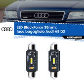 0 Luce Bagagliaio LED per Audi A8 D2 1994 - 2002: C5W BlackForce 36mm (Coppia) C5W 36mm: LED Blackforce 6000k (Coppia)