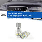 0 Luce Bagagliaio LED per Audi A8 D3 2002 - 2009: W5W X-Tee W5W (T10) LED X-Tee (Coppia)