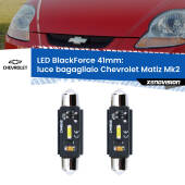 0 Luce Bagagliaio LED per Chevrolet Matiz Mk2 2005 - 2011: C5W BlackForce 41mm (Coppia) C5W 41mm: LED Blackforce 6000k (Coppia)
