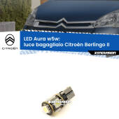 0 Luce Bagagliaio LED per Citroën Berlingo II 2008 - 2017: Aura w5w W5W: lampadina LED Aura 6000k