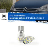 0 Luce Bagagliaio LED per Citroën Berlingo II 2008 - 2017: W5W X-Tee W5W (T10) LED X-Tee (Coppia)
