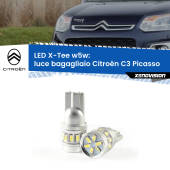 0 Luce Bagagliaio LED per Citroën C3 Picasso  2009 - 2016: W5W X-Tee W5W (T10) LED X-Tee (Coppia)