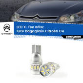 0 Luce Bagagliaio LED per Citroën C4 2004 - 2011: W5W X-Tee W5W (T10) LED X-Tee (Coppia)