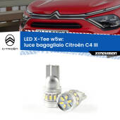 0 Luce Bagagliaio LED per Citroën C4 III 2020 in poi: W5W X-Tee W5W (T10) LED X-Tee (Coppia)