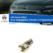 0 Luce Bagagliaio LED per Citroën C4 Spacetourer  2018 in poi: Aura w5w W5W: lampadina LED Aura 6000k