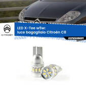 0 Luce Bagagliaio LED per Citroën C8 2002 - 2010: W5W X-Tee W5W (T10) LED X-Tee (Coppia)