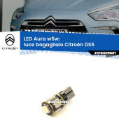 0 Luce Bagagliaio LED per Citroën DS5 2011 - 2015: Aura w5w W5W: lampadina LED Aura 6000k