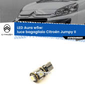 0 Luce Bagagliaio LED per Citroën Jumpy II 2006 - 2015: Aura w5w W5W: lampadina LED Aura 6000k