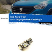 0 Luce Bagagliaio LED per Dacia Lodgy 2012 in poi: Aura w5w W5W: lampadina LED Aura 6000k