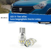 0 Luce Bagagliaio LED per Dacia Lodgy 2012 in poi: W5W X-Tee W5W (T10) LED X-Tee (Coppia)