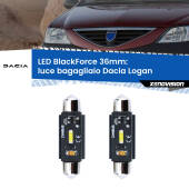 0 Luce Bagagliaio LED per Dacia Logan 2004 - 2011: C5W BlackForce 36mm (Coppia) C5W 36mm: LED Blackforce 6000k (Coppia)