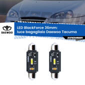 0 Luce Bagagliaio LED per Daewoo Tacuma 2000 - 2005: C5W BlackForce 36mm (Coppia) C5W 36mm: LED Blackforce 6000k (Coppia)