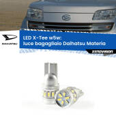 0 Luce Bagagliaio LED per Daihatsu Materia 2006 in poi: W5W X-Tee W5W (T10) LED X-Tee (Coppia)