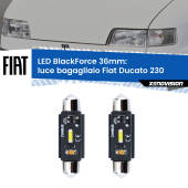 0 Luce Bagagliaio LED per Fiat Ducato 230 1994 - 2002: C5W BlackForce 36mm (Coppia) C5W 36mm: LED Blackforce 6000k (Coppia)