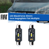 0 Luce Bagagliaio LED per Fiat Multipla 1999 - 2010: C5W BlackForce 41mm (Coppia) C5W 41mm: LED Blackforce 6000k (Coppia)
