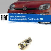 0 Luce Bagagliaio LED per Fiat Panda 312 2012 in poi: Aura w5w W5W: lampadina LED Aura 6000k