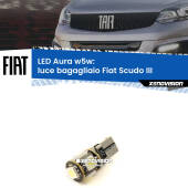 0 Luce Bagagliaio LED per Fiat Scudo III 2022 in poi: Aura w5w W5W: lampadina LED Aura 6000k
