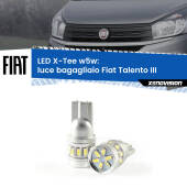 0 Luce Bagagliaio LED per Fiat Talento III 2016 - 2020: W5W X-Tee W5W (T10) LED X-Tee (Coppia)