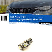 0 Luce Bagagliaio LED per Fiat Tipo 356 2015 in poi: Aura w5w W5W: lampadina LED Aura 6000k