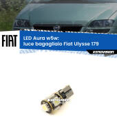 0 Luce Bagagliaio LED per Fiat Ulysse 179 2002 - 2011: Aura w5w W5W: lampadina LED Aura 6000k