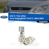 0 Luce Bagagliaio LED per Ford C-Max Mk2 2011 - 2019: W5W X-Tee W5W (T10) LED X-Tee (Coppia)
