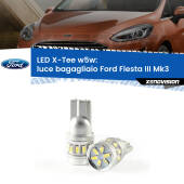 0 Luce Bagagliaio LED per Ford Fiesta Mk3 1989 - 1995: W5W X-Tee W5W (T10) LED X-Tee (Coppia)
