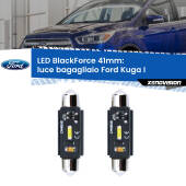 0 Luce Bagagliaio LED per Ford Kuga I  2008 - 2012: C5W BlackForce 41mm (Coppia) C5W 41mm: LED Blackforce 6000k (Coppia)