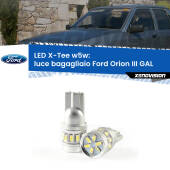 0 Luce Bagagliaio LED per Ford Orion III GAL 1990 - 1993: W5W X-Tee W5W (T10) LED X-Tee (Coppia)