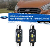 0 Luce Bagagliaio LED per Ford Transit Custom 2012 - 2022: C5W BlackForce 41mm (Coppia) C5W 41mm: LED Blackforce 6000k (Coppia)