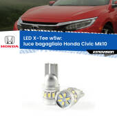 0 Luce Bagagliaio LED per Honda Civic Mk10 2016 - 2020: W5W X-Tee W5W (T10) LED X-Tee (Coppia)
