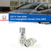 0 Luce Bagagliaio LED per Honda Civic Mk9 2011 - 2015: W5W X-Tee W5W (T10) LED X-Tee (Coppia)