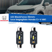 0 Luce Bagagliaio LED per Honda Cr-V Mk1 1995 - 2000: C5W BlackForce 36mm (Coppia) C5W 36mm: LED Blackforce 6000k (Coppia)