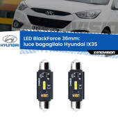 0 Luce Bagagliaio LED per Hyundai IX35  2009 - 2015: C5W BlackForce 36mm (Coppia) C5W 36mm: LED Blackforce 6000k (Coppia)