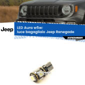 0 Luce Bagagliaio LED per Jeep Renegade 2014 in poi: Aura w5w W5W: lampadina LED Aura 6000k