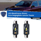 0 Luce Bagagliaio LED per Lancia Thesis  2002 - 2009: C5W BlackForce 41mm (Coppia) C5W 41mm: LED Blackforce 6000k (Coppia)