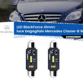 0 Luce Bagagliaio LED per Mercedes Classe-B W245 2005 - 2011: C5W BlackForce 41mm (Coppia) C5W 41mm: LED Blackforce 6000k (Coppia)