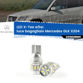 0 Luce Bagagliaio LED per Mercedes GLK X204 2008 - 2015: W5W X-Tee W5W (T10) LED X-Tee (Coppia)