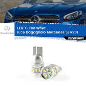0 Luce Bagagliaio LED per Mercedes SL R231 2012 in poi: W5W X-Tee W5W (T10) LED X-Tee (Coppia)