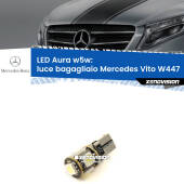 0 Luce Bagagliaio LED per Mercedes Vito W447 2014 in poi: Aura w5w W5W: lampadina LED Aura 6000k