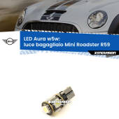 0 Luce Bagagliaio LED per Mini Roadster R59 2012 - 2015: Aura w5w W5W: lampadina LED Aura 6000k