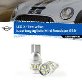 0 Luce Bagagliaio LED per Mini Roadster R59 2012 - 2015: W5W X-Tee W5W (T10) LED X-Tee (Coppia)