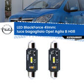 0 Luce Bagagliaio LED per Opel Agila B H08 2008 - 2014: C5W BlackForce 41mm (Coppia) C5W 41mm: LED Blackforce 6000k (Coppia)