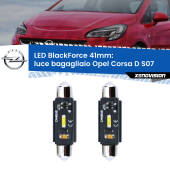 0 Luce Bagagliaio LED per Opel Corsa D S07 2006 - 2014: C5W BlackForce 41mm (Coppia) C5W 41mm: LED Blackforce 6000k (Coppia)