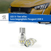 0 Luce Bagagliaio LED per Peugeot 208 II 2019 in poi: W5W X-Tee W5W (T10) LED X-Tee (Coppia)