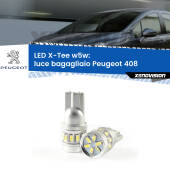 0 Luce Bagagliaio LED per Peugeot 408 2010 in poi: W5W X-Tee W5W (T10) LED X-Tee (Coppia)