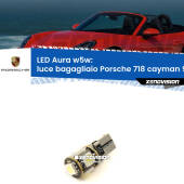 0 Luce Bagagliaio LED per Porsche 718 cayman 982 2016 in poi: Aura w5w W5W: lampadina LED Aura 6000k