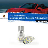 0 Luce Bagagliaio LED per Porsche 718 cayman 982 2016 in poi: W5W X-Tee W5W (T10) LED X-Tee (Coppia)