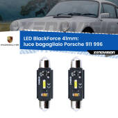 0 Luce Bagagliaio LED per Porsche 911 996 1997 - 2005: C5W BlackForce 41mm (Coppia) C5W 41mm: LED Blackforce 6000k (Coppia)
