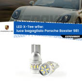 0 Luce Bagagliaio LED per Porsche Boxster 981 2012 in poi: W5W X-Tee W5W (T10) LED X-Tee (Coppia)